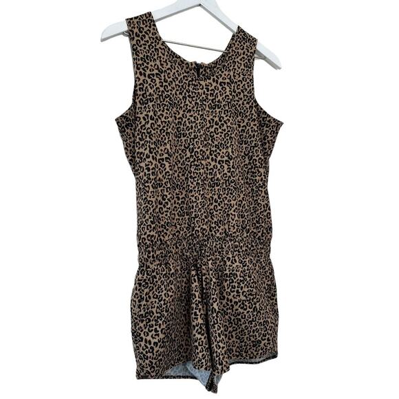 Albion Fit Cheetah/Leopard Tank Romper Size Medium - Picture 9 of 9